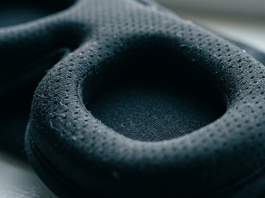 Detail of the perforated outer surface.